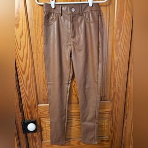 NWOT SHINESTAR LEATHERETTE PANTS